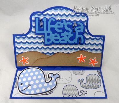 Beach Life
Keywords: whales, life is a beach, stand up card
