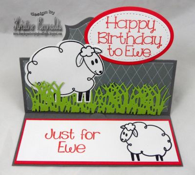 *Just for Ewe
Keywords: sheep2stamp stand up card die grass