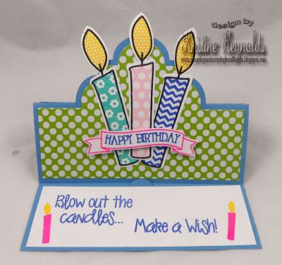 *Candle Banners
Keywords: happy4bannersTwo stand up card die candles4birthday