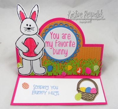 *Favorite Bunny
Keywords: Bunnyfriend4bear, bunny dies, stand up card die