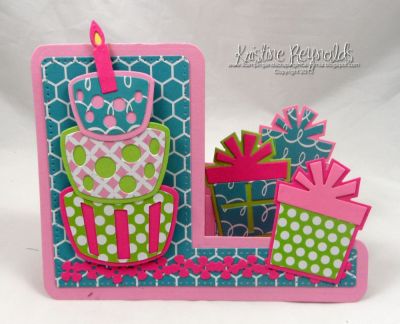 Birthday Step up
Keywords: tree step up card die triplet cake gifts