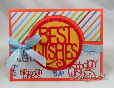 *Best Wishes
Keywords: Circle stand up card die Best Wishes Circle Word