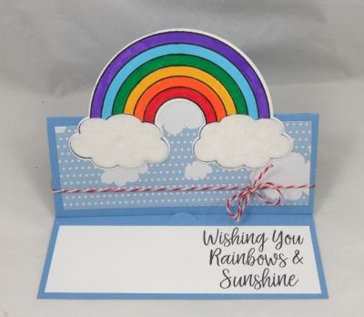 Rainbows and Sunshine
Keywords: Circle stand up rainbow2stamp