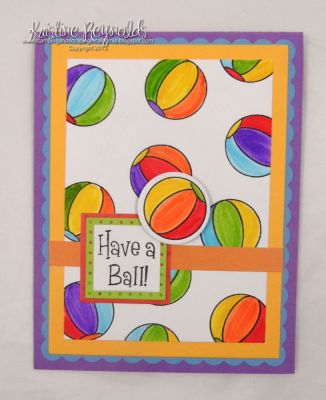 Have a Ball
Keywords: summer4fun, summer4fun dies, markers, ball, beach