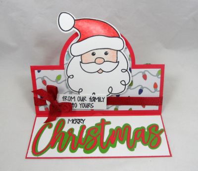 Christmas statement stand up
Keywords: sizzix circle stand up christmas statement santa2stamp