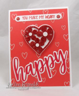 You Make My Heart Happy
Keywords: Happy Sentiment side kick starter kit heart foam glitter