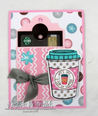Coffee Gift Card
Keywords: sizzix coffee cup stamps and dies gift card tag holder