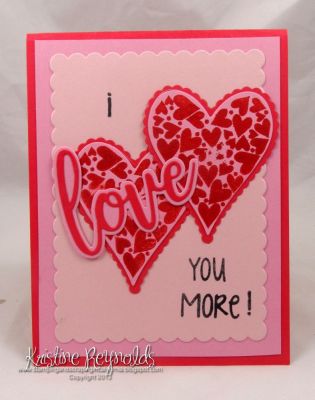 I love you More!
Keywords: sizzix love statement words