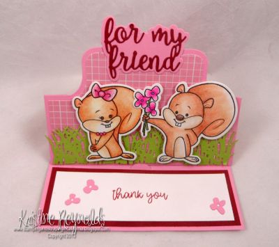 For My Friend
Keywords: royal stand up card die squirrel2stamp thank you friend