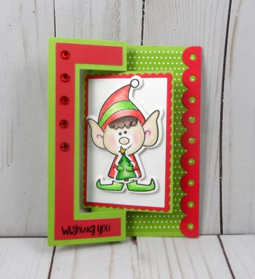 Flip in Elf
Keywords: elves2stamp rectangle flip it Christmas elf elves RectangleFlip-it