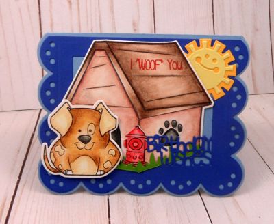 I "Wuff" You
Keywords: dogspotpudgie2stamp pudgie friend birthday scallop drop in 