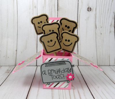 Box of Toast
Keywords: box card die toast2stamp birthday toast