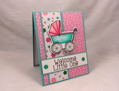 Welcome Little One
Keywords: baby2stamp baby congratulations stroller