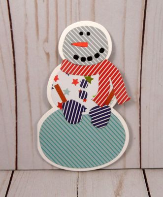 Snowman Fold-it Card
Keywords: snowman fold-it