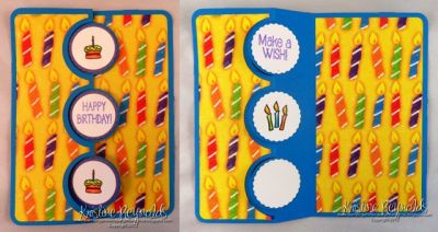 *Triple Circle Spinner Card
Birthday card made with the Sizzix Framelits Die Set 10PK - Card, Triple Circle Flip-its and spinner2 stamp set
Keywords: Sizzix Framelits Die Set 10PK - Card, TripleCircleFlipit, spinner2stamp, birthday