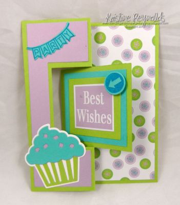 *Party Banner Card
Keywords: highlighters4planners cupcake triplet circle flip it