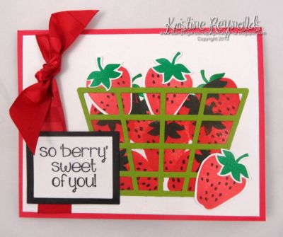*Berry Sweet Basket
Keywords: strawberries2stamp, basket die