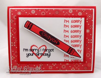 Red in the Face
Keywords: crayons2stamp belated birthday