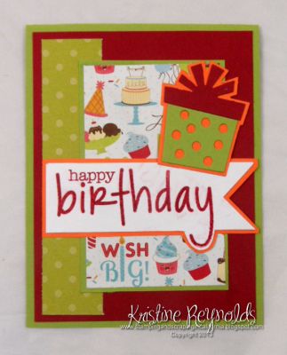 *Birthday Gift
Keywords: birthday with sizzix triplet present