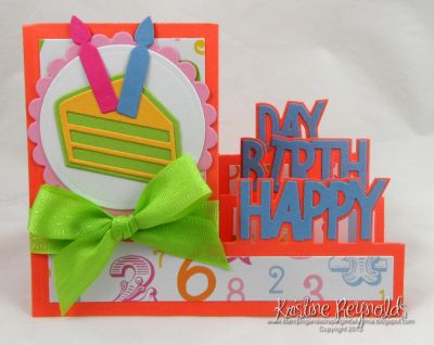 Birthday Cake Step Card
Keywords: step-ups Sizzix step up die cake candle dies happybirthdaystep-ups