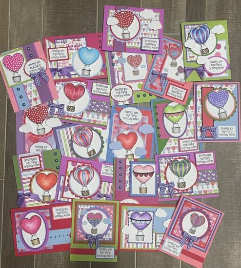 December Card Kit Fun
Cut up the entire patterned paper pad and went to town making cards with the December 2024 Card Kit!  So Fun!!!  I'll post a few more pics to showcase the cards
Keywords: card kit balloons birthday
