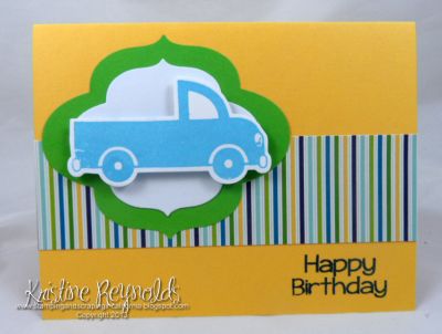 *Birthday Truck
Keywords: Sizzix car dies stamps