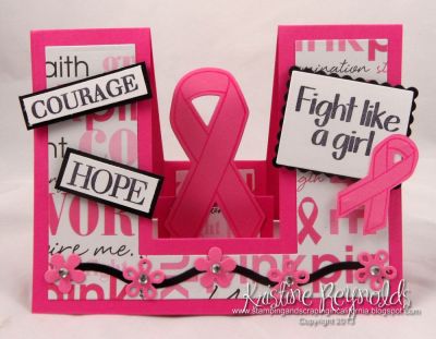 Hope Step Up CArd
Keywords: Sizzix Friends Forever Step-ups Card Die Set ribbon4cure ribbon dies