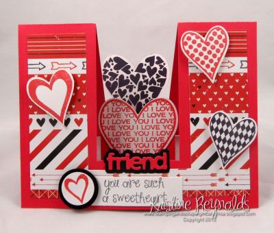 Sweatheart Step Card
Keywords: Sizzix Friends Forever Step-ups Card Die Set hearts2die4 sizzix framelit hearts