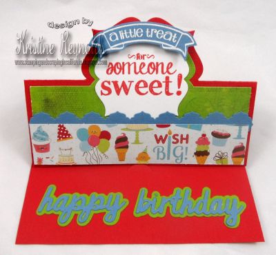 *Happy Birthday
Keywords: chalksayings2stamp; Sizzix Regal Stand-Ups; Sizzix Regal Labels Framelits