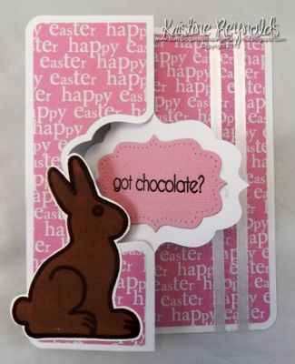 *Chocolate Bunny Flip Card
Sizzix Framelit Flip-it Fancy Frame die card with Chocolatebunny2stamp
Keywords: fancy frame, flip-it, chocolatebunny2stamp, easter