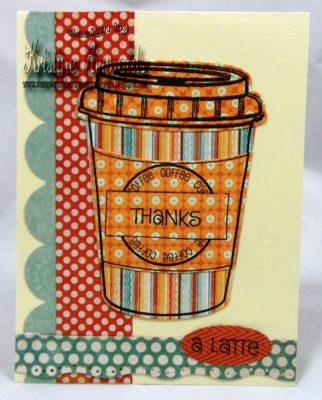 Thanks a latte 2
Love mixing patterned papers with this stamp set!
Keywords: coffee4two, coffeecup dies, thanks