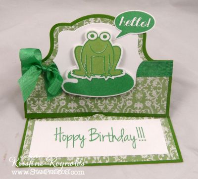 *Hello Frog (open)
Keywords: Hello Sizzix Stand-up die froggy2love