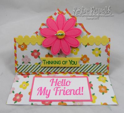 *Hello my Friend
Keywords: hello sizzix stand up die flowers and tags