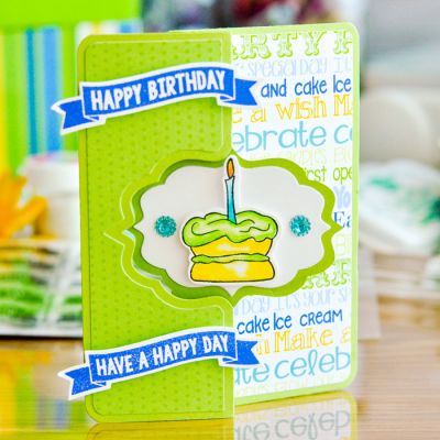 Birthday Banners
Keywords: Happy4banners happy4 banners die fancy frame #2 flip it birthday4cookie