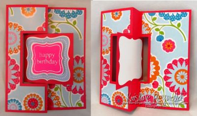 **Birthday Label Flip Card
