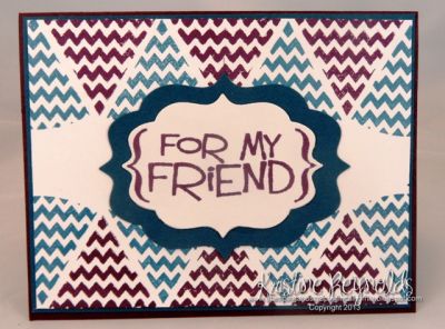 For my Friend
