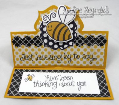*Buzzing By...
Keywords: regal2stamp bees2stamp sizzix framelit stand up die