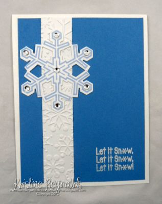 *Let it Snow
Keywords: Snowflake2stamp snowflake dies