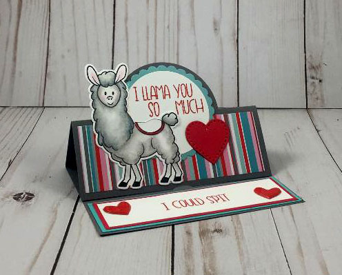 Love Llamas
Keywords: llama2stamp stand up card die