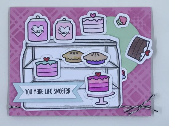 Sweet treat spinner card
