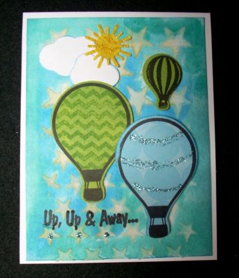 Up, Up & Away for Tristan
I made this card for my grandson to celebrate the end of the school year and beginning of summer.
