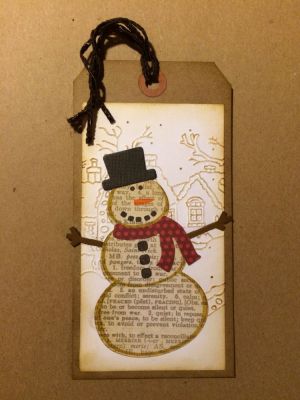 Snowman tag
