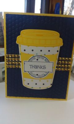 Coffee Thanks
Keywords: coffee4two bling ribbon
