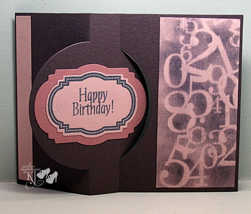 Happy Birthday Flip it Ornate Label
