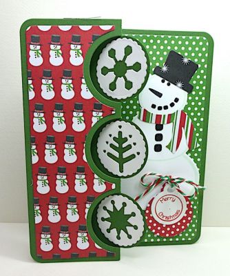 Keywords: snowman2build, Christmas discs, mini tags