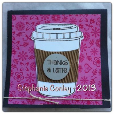 Thanks a Latte
Thank you Card
