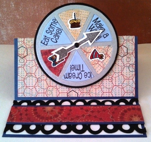 Spinner Easel Card
since I don't have the stand up die yet I just made a plain easel card!
Keywords: spinner2stamp, birthday