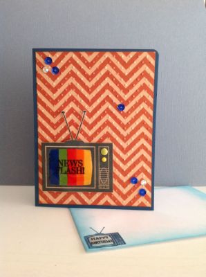 "Masculine Birthday Card"
Easy to created masculine card and envelope.
