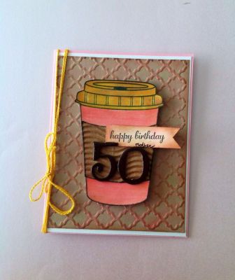 "Mom Birthday Card"
Gellatos are fun!
Keywords: Coffee4two stamp set.