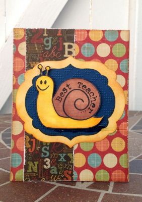 "Best Teacher Card"
